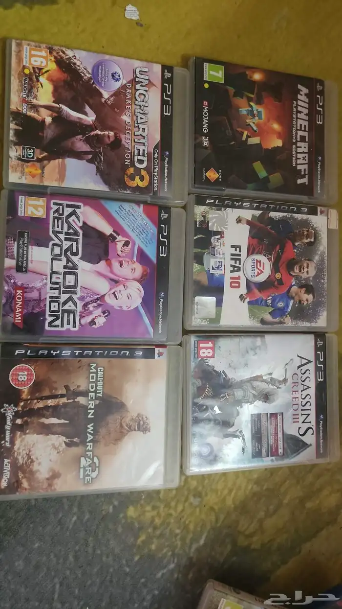 سيديات ps3 و ps4 و psp vita وايضا بعض اكسسوارات الالعاب 0