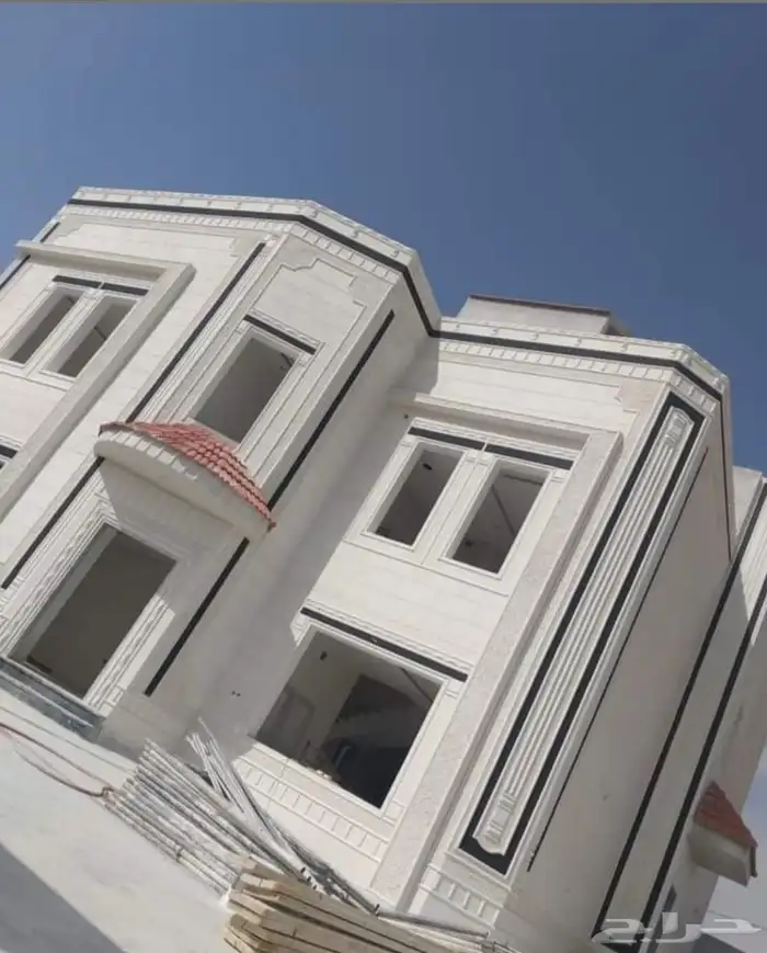 معلم ديكورات خارجيه سمنت ابيض بديل الحجر الطبيعي 9