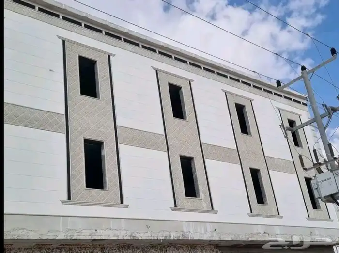 معلم ديكورات خارجيه سمنت ابيض بديل الحجر الطبيعي 2