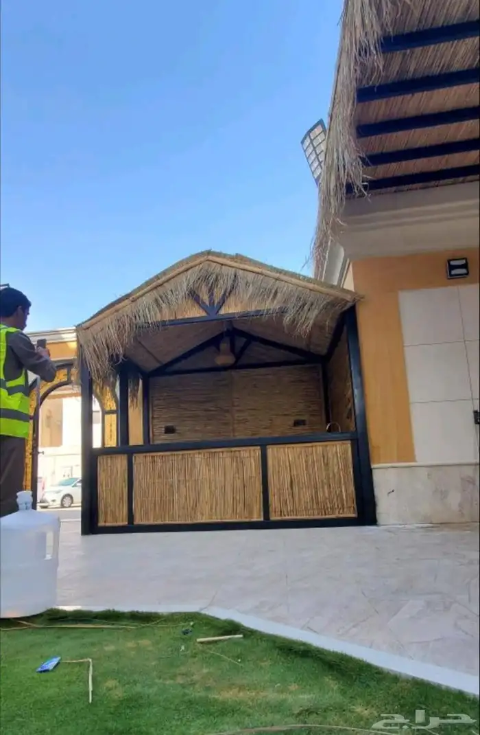 مظلات سواتر الخيزران الباكستاني 4