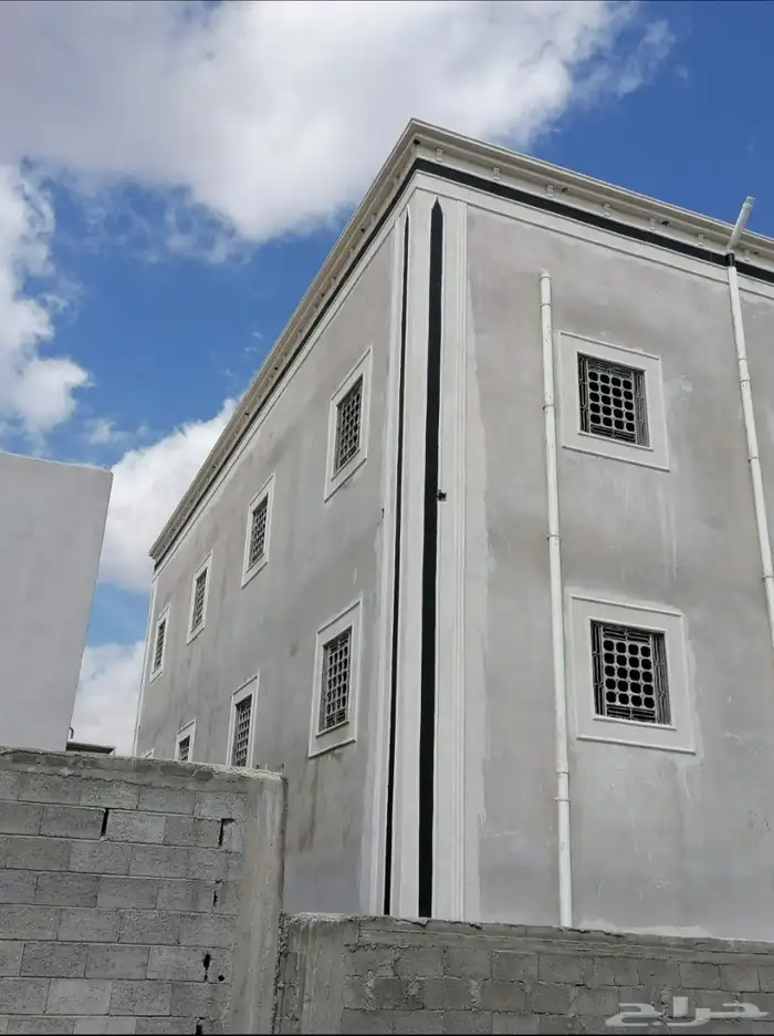 معلم ديكورات خارجيه سمنت ابيض بديل الحجر الطبيعي 1