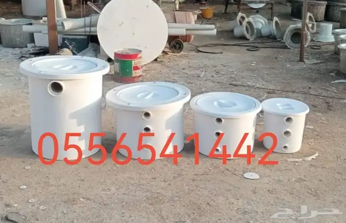 مصيدة زيت مربع ودائري للمطاعم 1