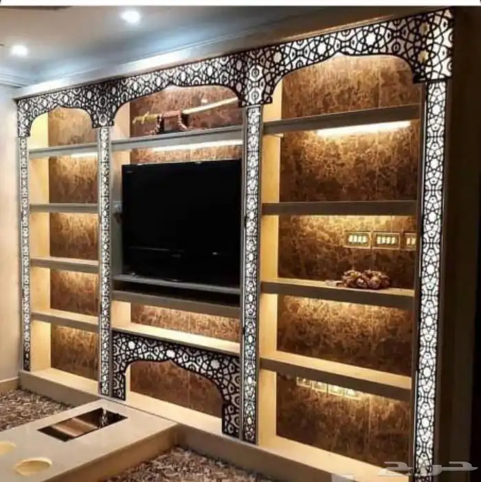 مشبات خشب تيكورات 7