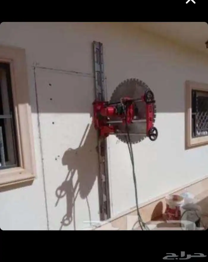 قص وتخريم الخرسانه وقتح الكور وقص الجدران وفتح البواب 0