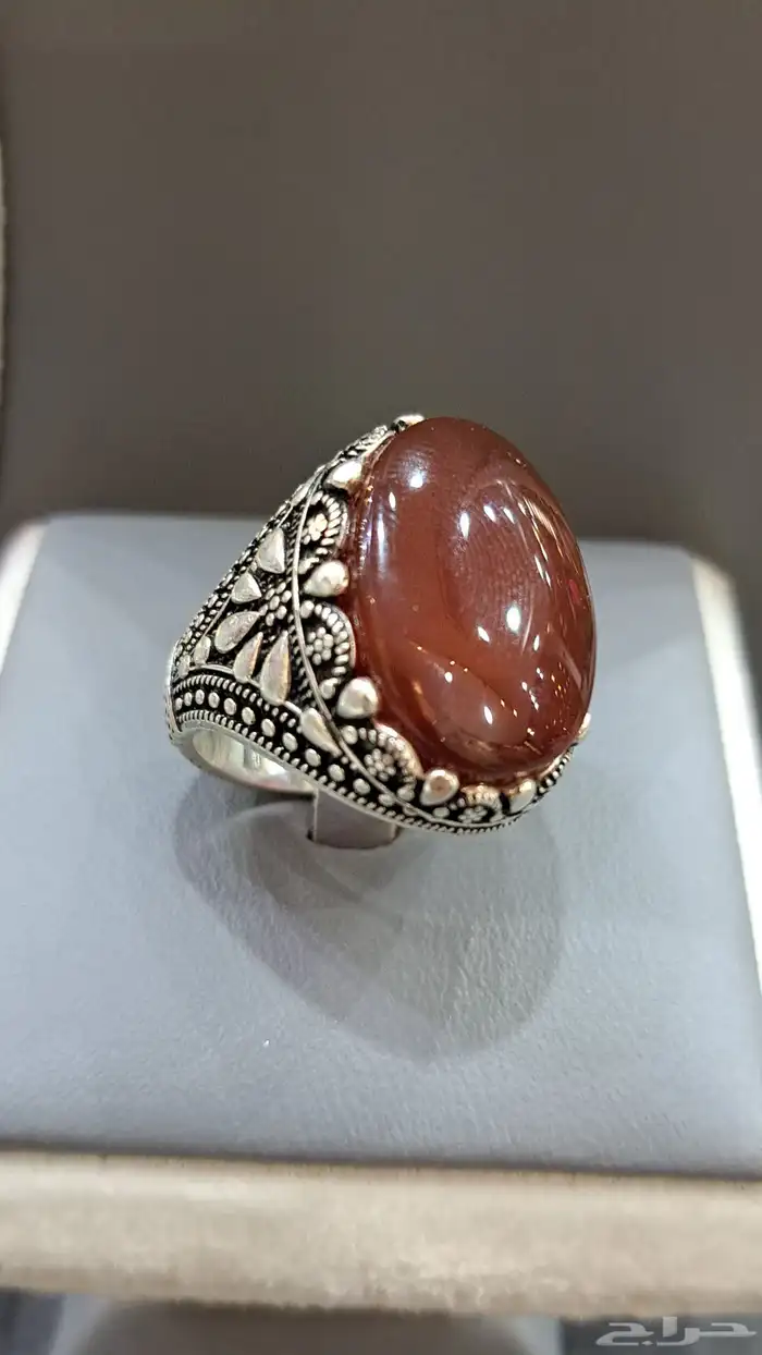 خواتم فضه عقيق يمني 8