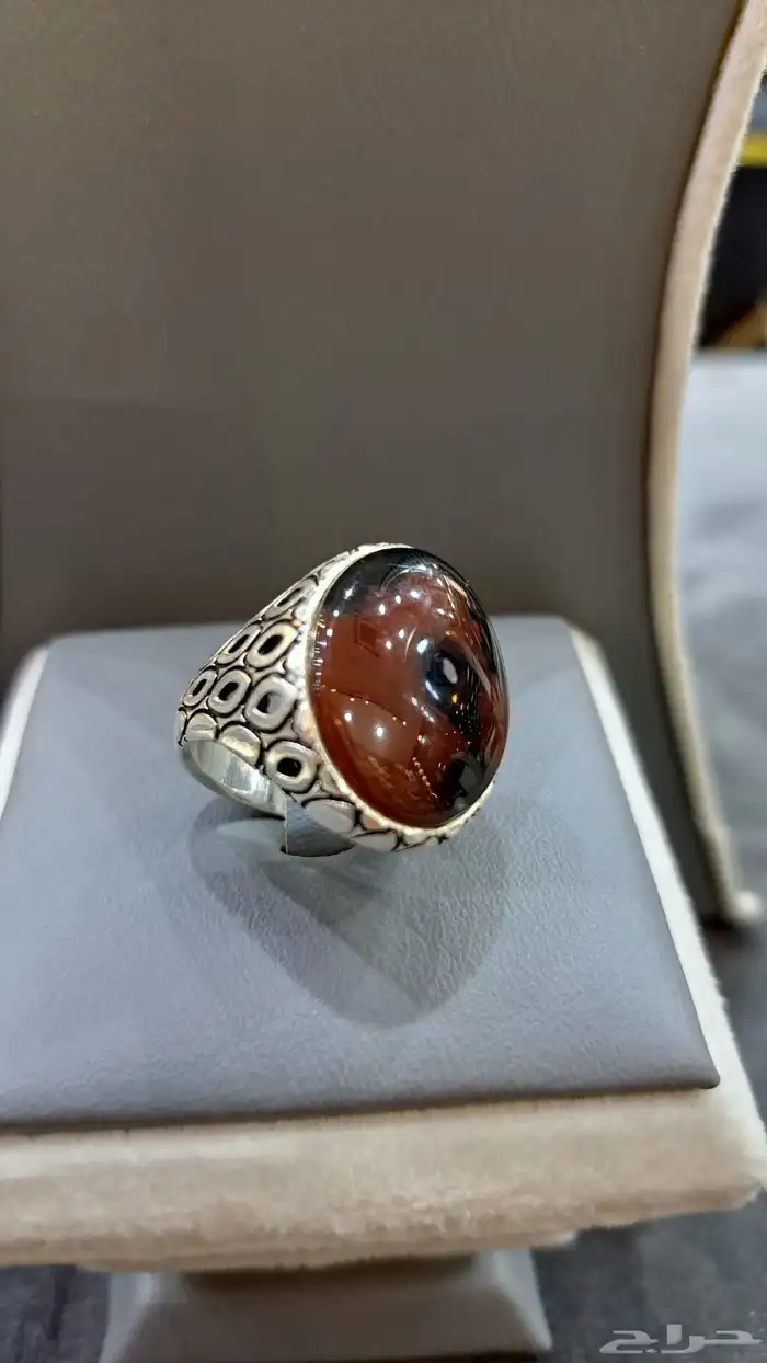 خواتم فضه عقيق يمني 7