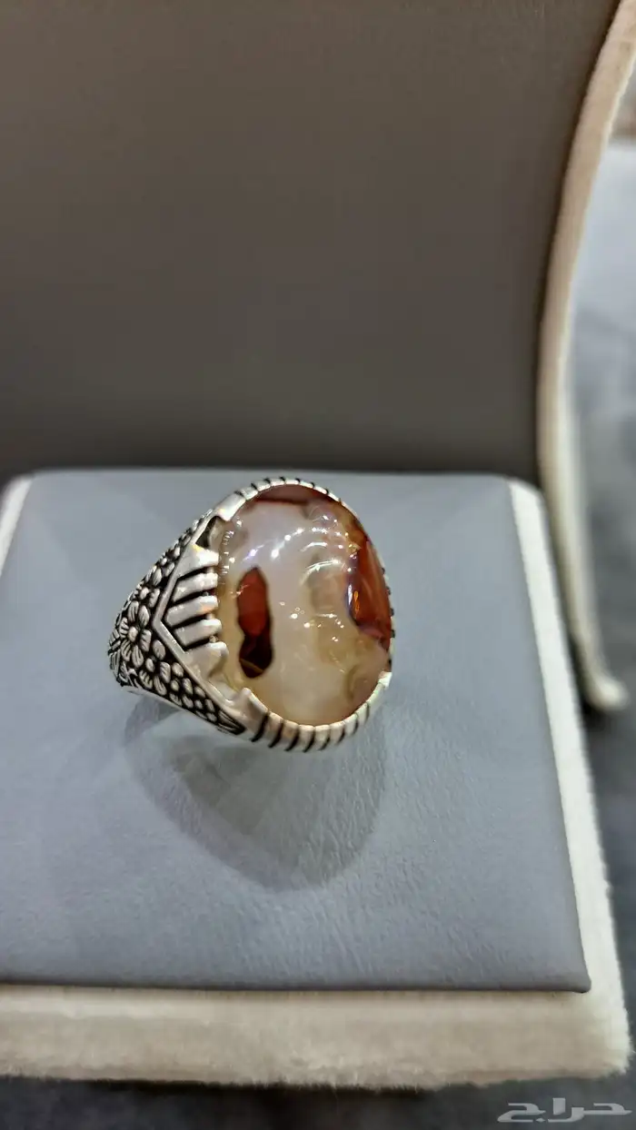 خواتم فضه عقيق يمني 1