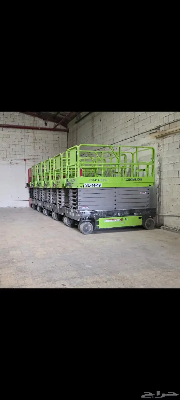 تأجير مان لفت   سيزر لفت   فوركلفت   رافعه مقصية 5