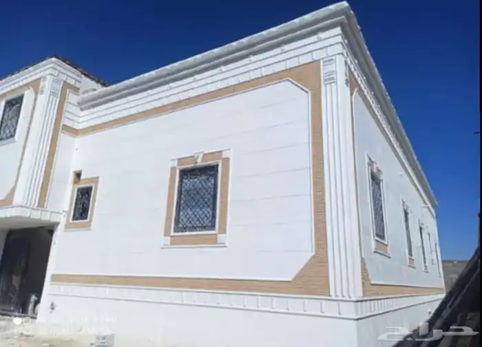 معلم ديكورات خارجيه سمنت ابيض بديل الحجر الطبيعي 0