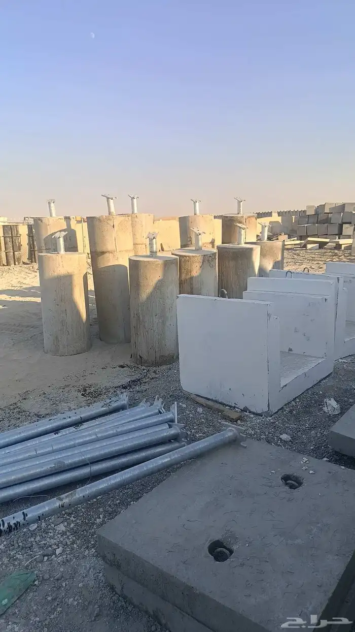 صبيات حواجز خرسانية 2