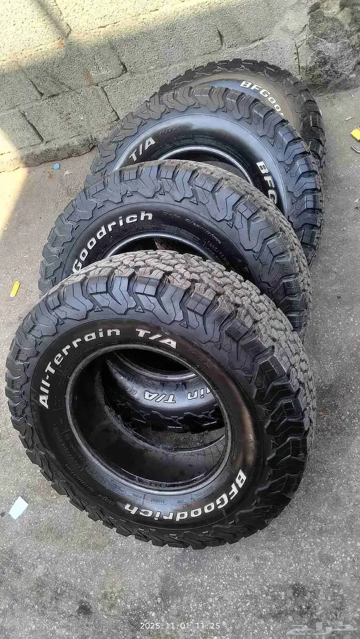 كفرات بي اف جدرتش 265 75 16تاريخ 2019 0