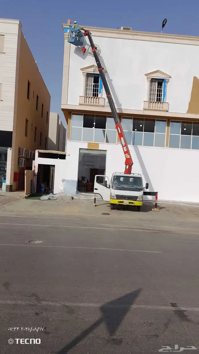 رافعه ونش و كرين سبعة وسطحه ثلاثه طن ايجار يوميات مشاوير 8