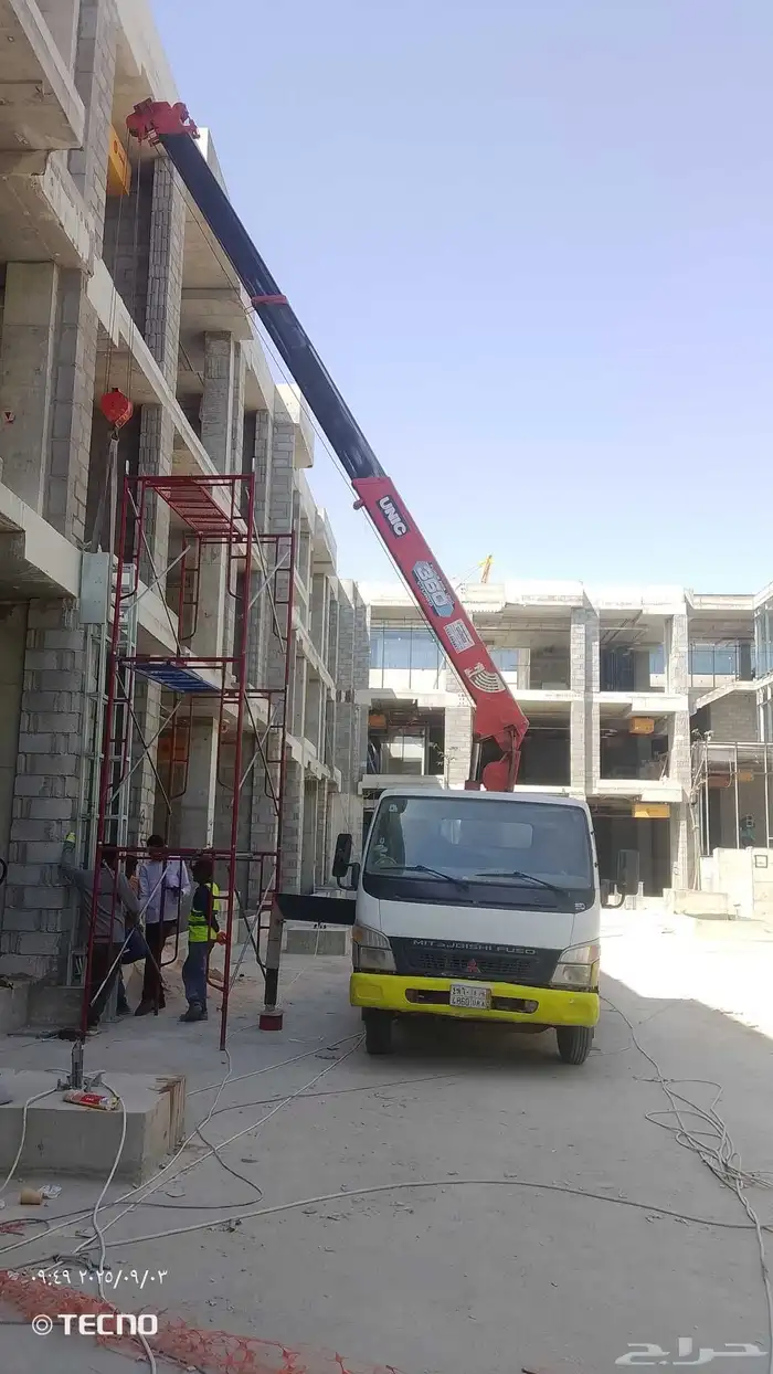 رافعه ونش و كرين سبعة وسطحه ثلاثه طن ايجار يوميات مشاوير 4