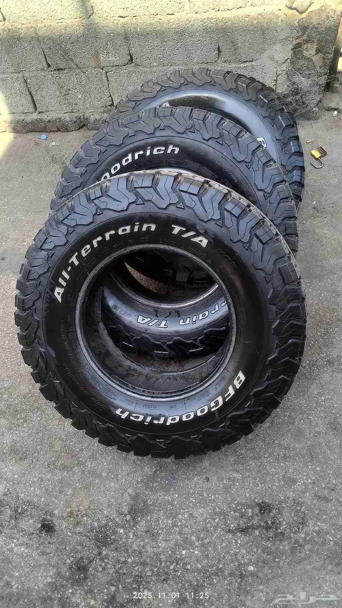 كفرات بي اف جدرتش 265 75 16تاريخ 2019 2