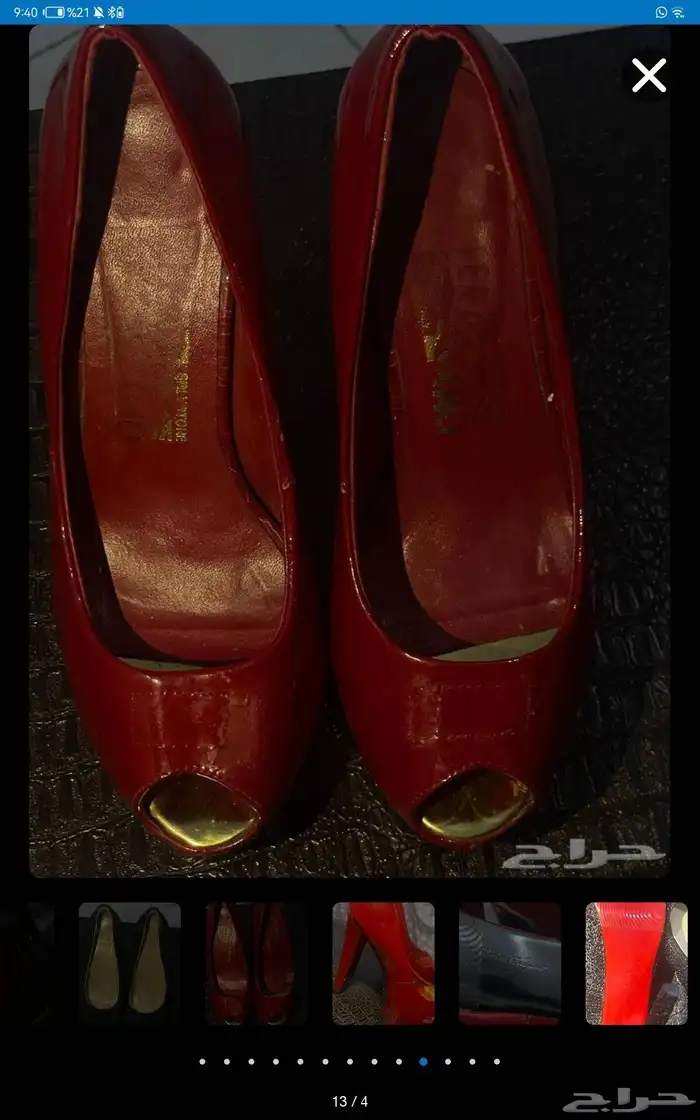 كعب ماركة فيراغامو 0