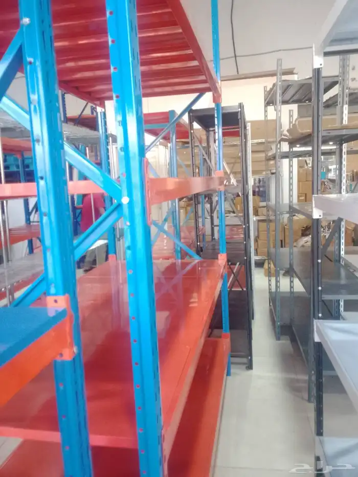 رفوف تخزين مستودعات رفوف منزليه ارفف مخازن استاندات سوبر مار 9