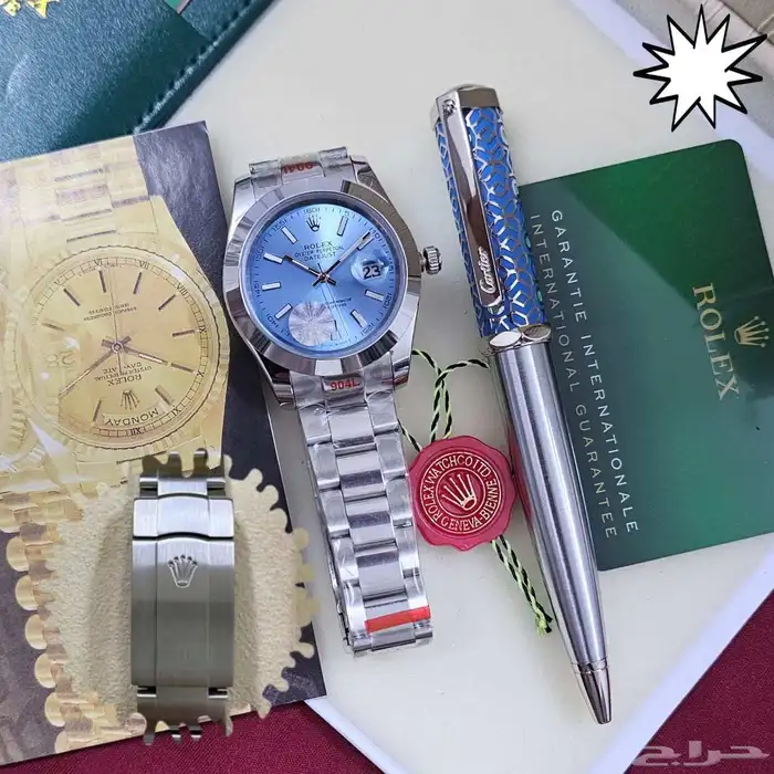 عرض خاص ساعه وقلم رجالي   عروضنا مستمره   جديد الساعات 8