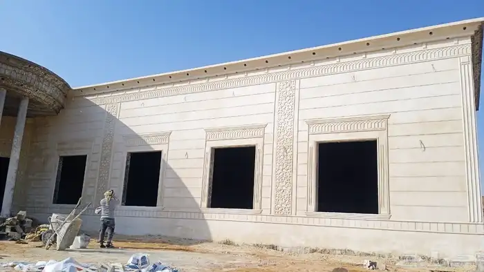 لياسه اسمنتيه خارجيه ملونه بديل الحجر الطبيعي 1