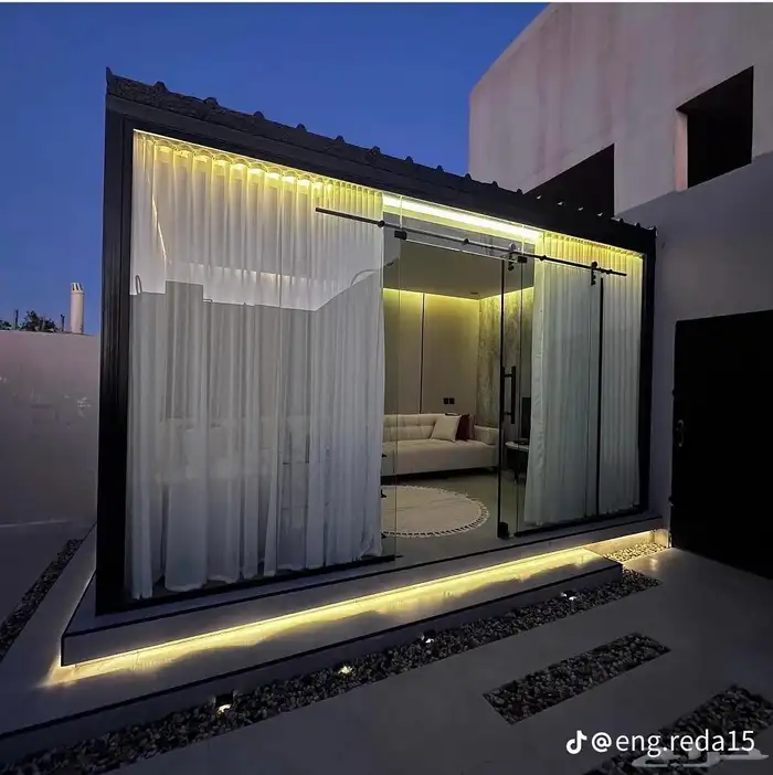 تصميم غرف زجاجية القصيم تصميم جلسات خارجيه القصيم تنسيق حدائ 9