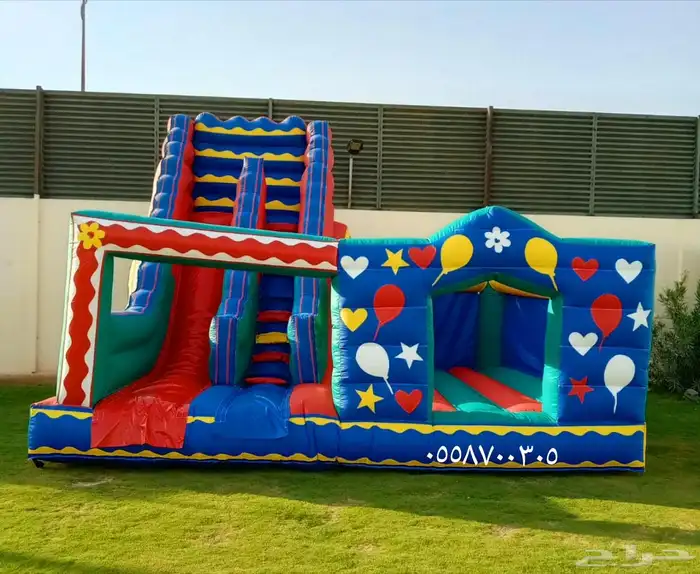 تاجير نطيطات ملعب صابوني زحليقه مائيه الرياض 3