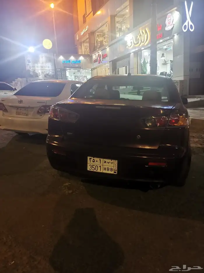 مستبيشي لانسر 2010 مفحوص و مجدد القيرو الماكينه على الشرط 2