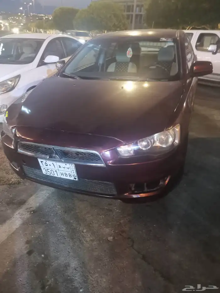 مستبيشي لانسر 2010 مفحوص و مجدد القيرو الماكينه على الشرط 3