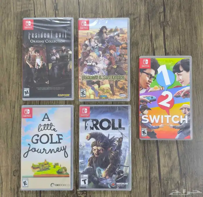 اشرطة نينتندو سويتش جديدة و مستعملة 0