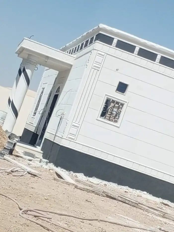 ديكورات خارجيه سمنت أبيض اللون متعددة بديل الحجر الطبيعي 6