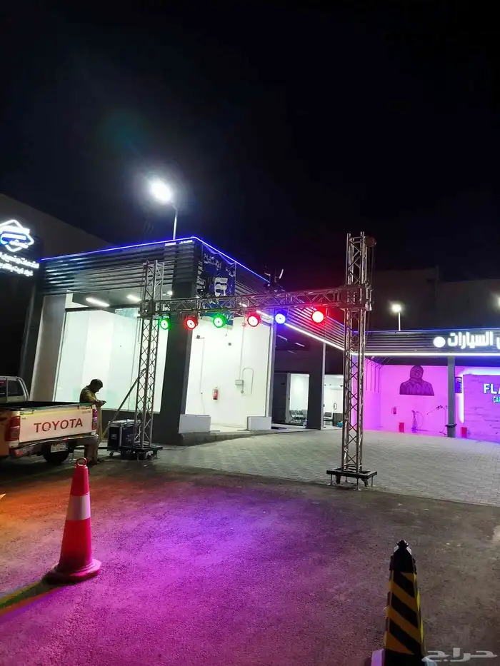 تاجير بالونات راقصه بوابات افتتاح اقواس بالون سيديكلار ستيج 8