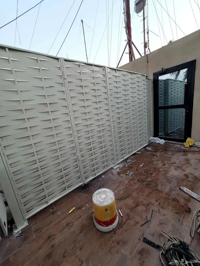 مظلات سواتر حديد ستاره تغطيه فلل ساتر شنكوا شبوك هانجر جده 0