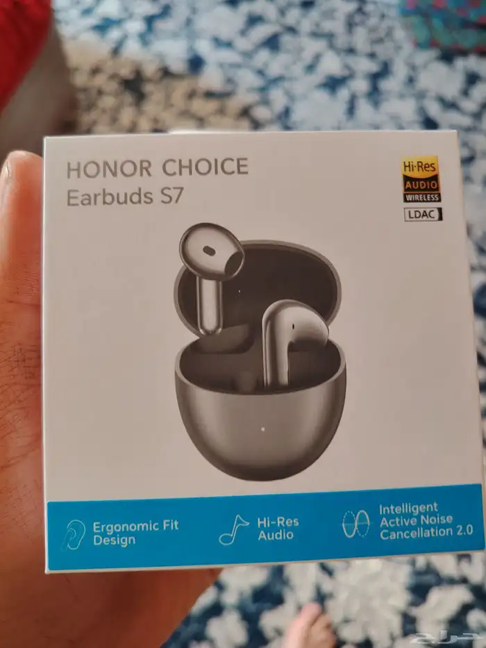 سماعات هونر S7 جديدة وكالة بلكرتونة لم تستخدم 0