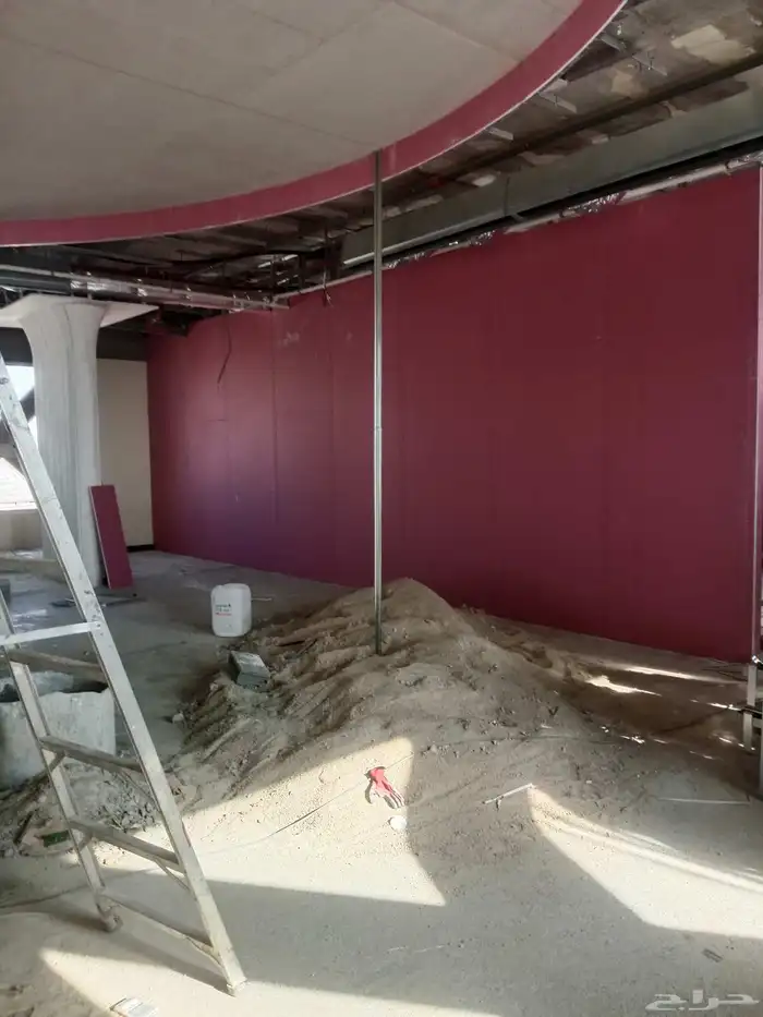 أنا معلم جبس بورد سيمنت بورد سقف مستعار فاصل جبس بورد شيبورد 3