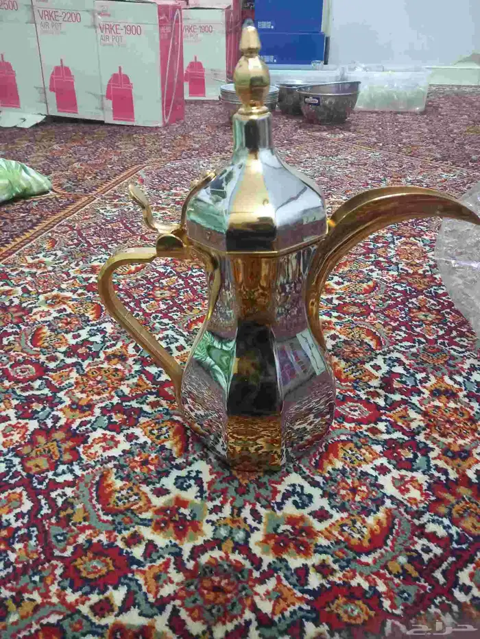 دله السيف مضلعه أستيل فضي مع ذهبي حجم 48جديده بكرتوناها كوري 1