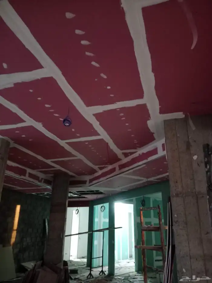 أنا معلم جبس بورد سيمنت بورد سقف مستعار فاصل جبس بورد شيبورد 6