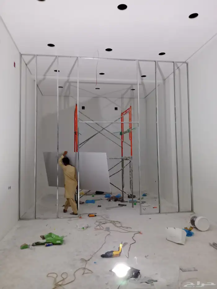 أنا معلم جبس بورد سيمنت بورد سقف مستعار فاصل جبس بورد شيبورد 25