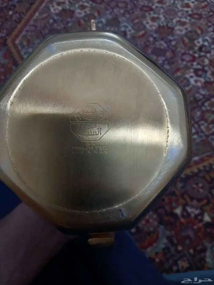 دله السيف مضلعه أستيل فضي مع ذهبي حجم 48جديده بكرتوناها كوري 4