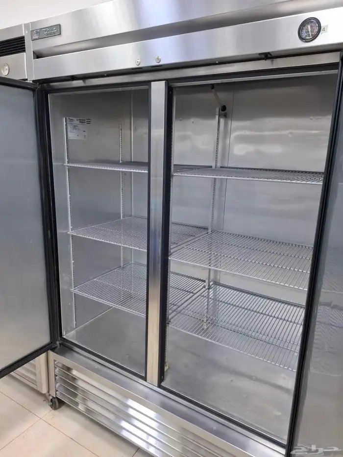 ثلاجه استيل 2 باب ترو امريكي مستعمل نظيف 2