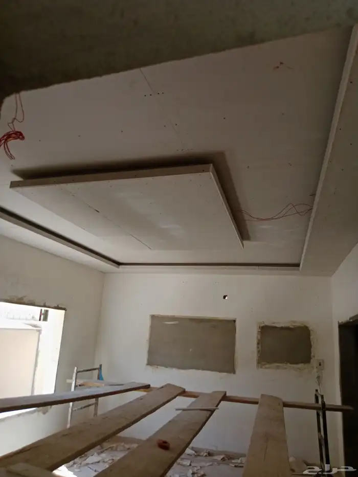 أنا معلم جبس بورد سيمنت بورد سقف مستعار فاصل جبس بورد شيبورد 19