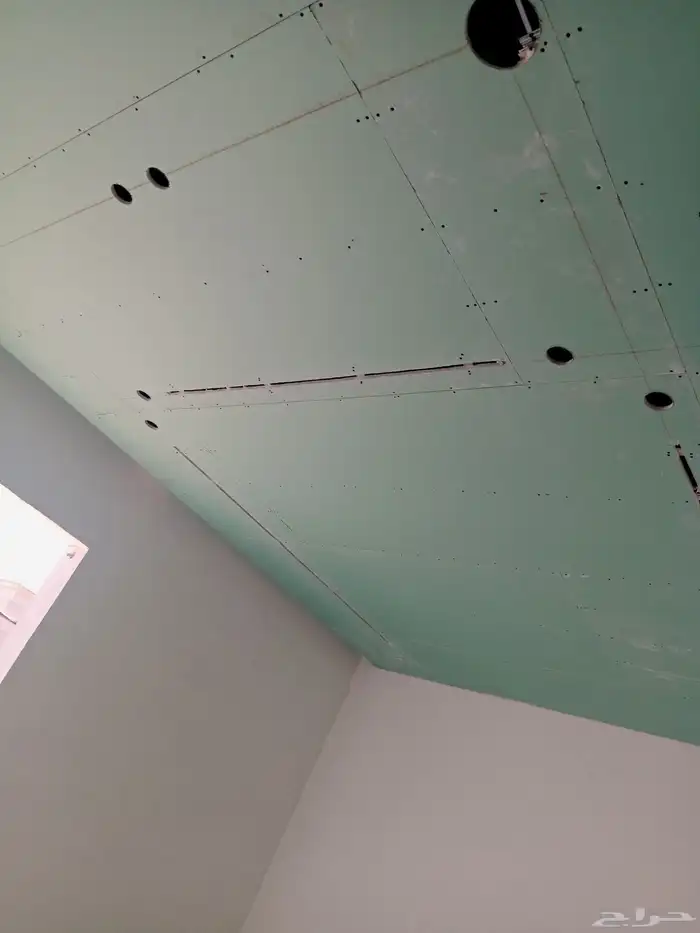 أنا معلم جبس بورد سيمنت بورد سقف مستعار فاصل جبس بورد شيبورد 11