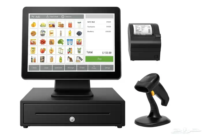 جهاز كاشير لمس لسوبر ماركت 0