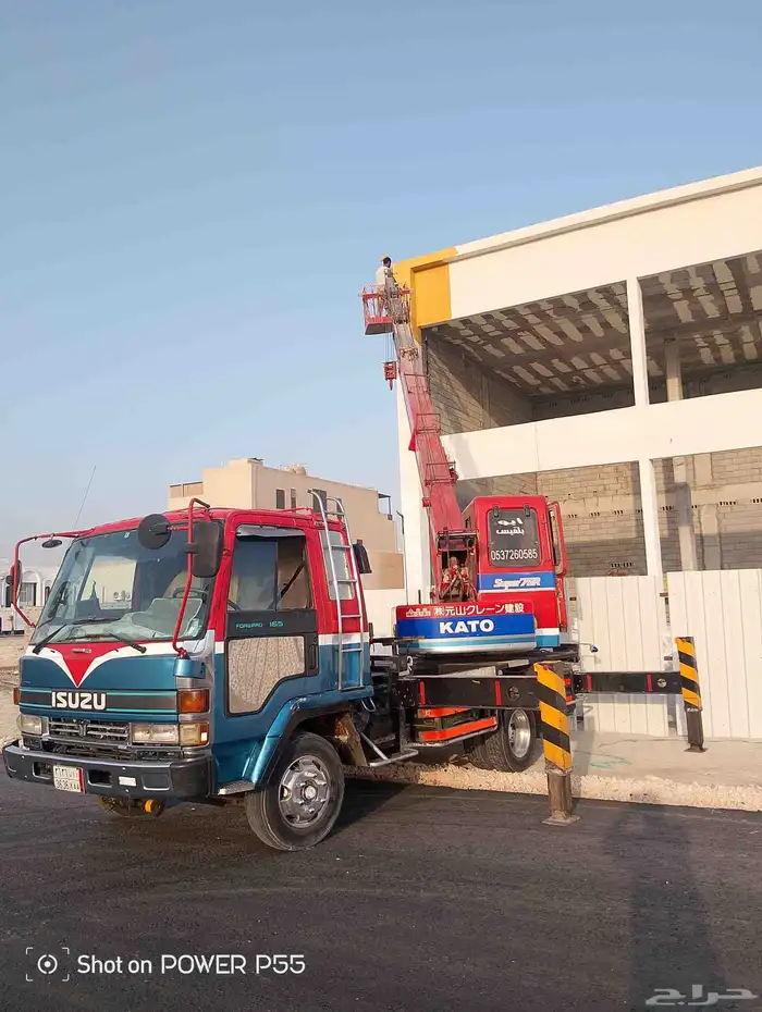 ايجار كرين بشهري بليومي باساعه 5