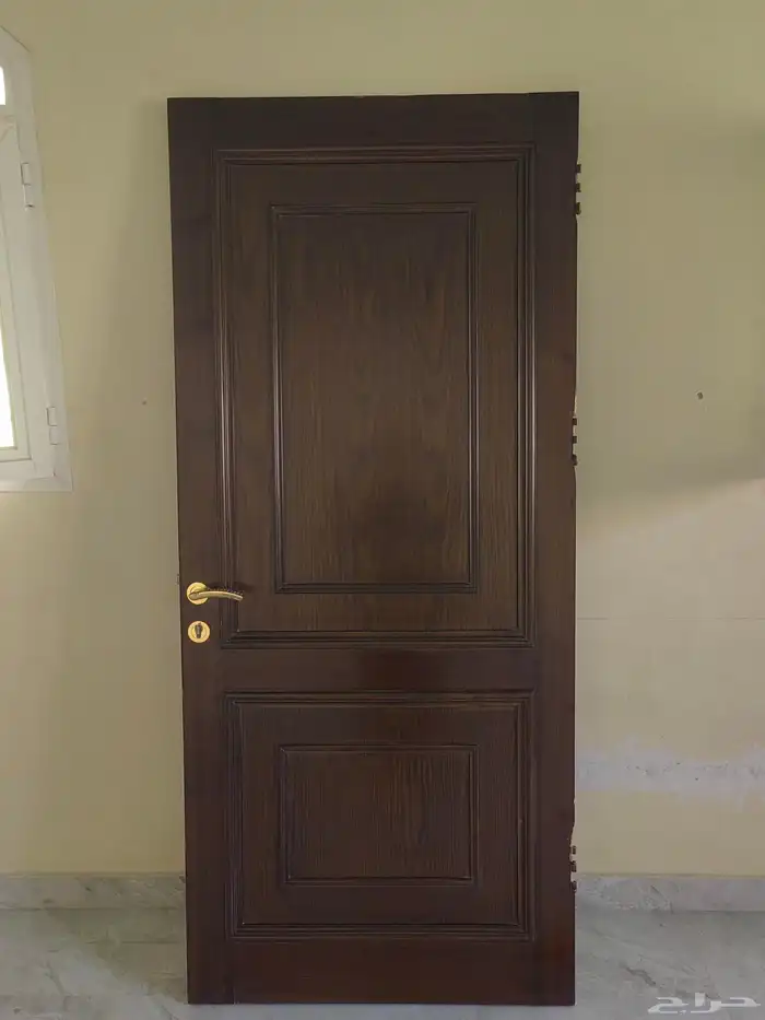 باب خشب اصلي عرض 95 الطول 2.16 2