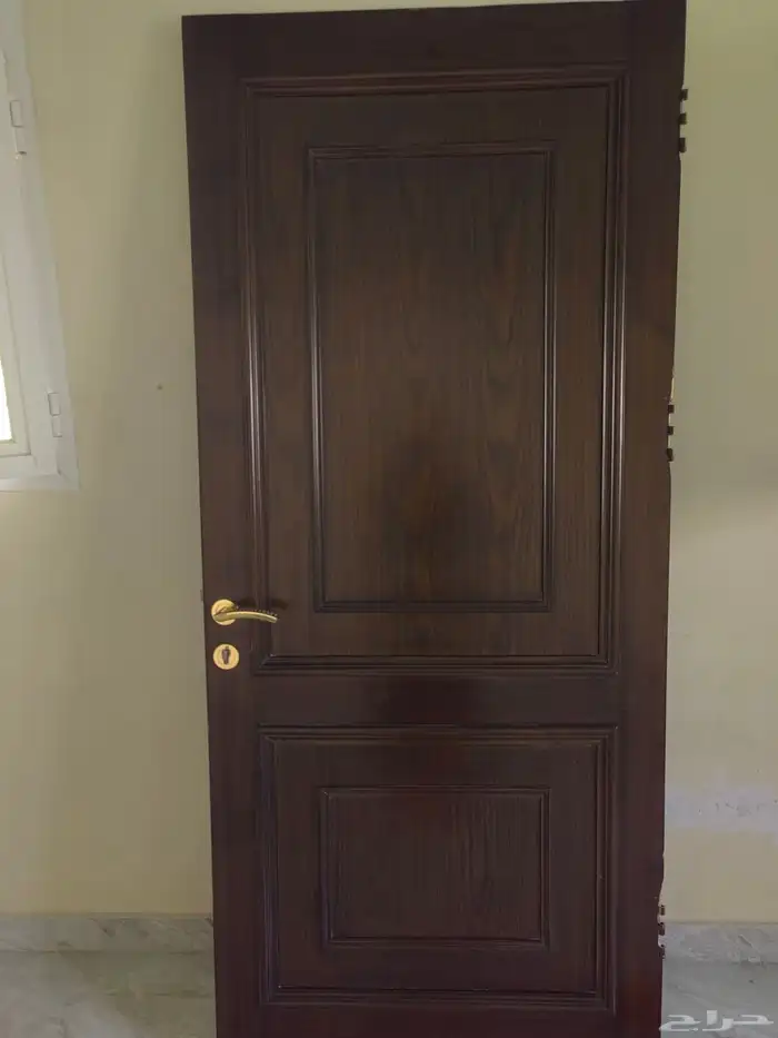 باب خشب اصلي عرض 95 الطول 2.16 3