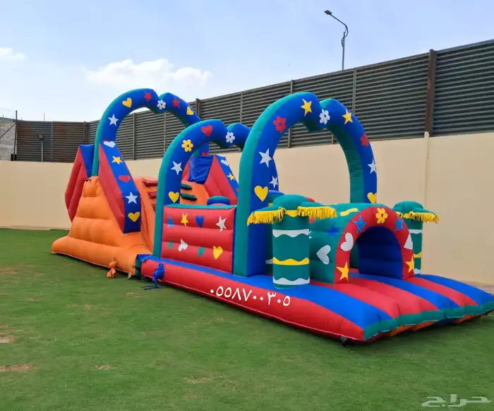 تاجير نطيطات ملعب صابوني زحليقه مائيه الرياض 4