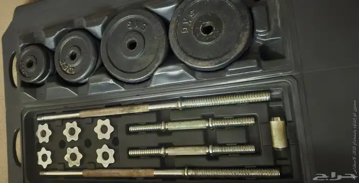 اوزان خمسين كيلو مع الشنطه نظيفه 1