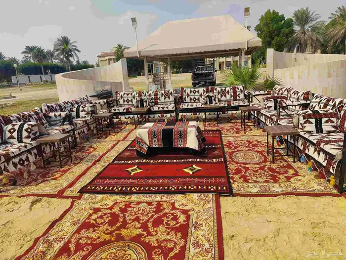 تاجير جلسات شعبيه تاجير عقود لمبات تاجر كراسي طاولات الدمام 2