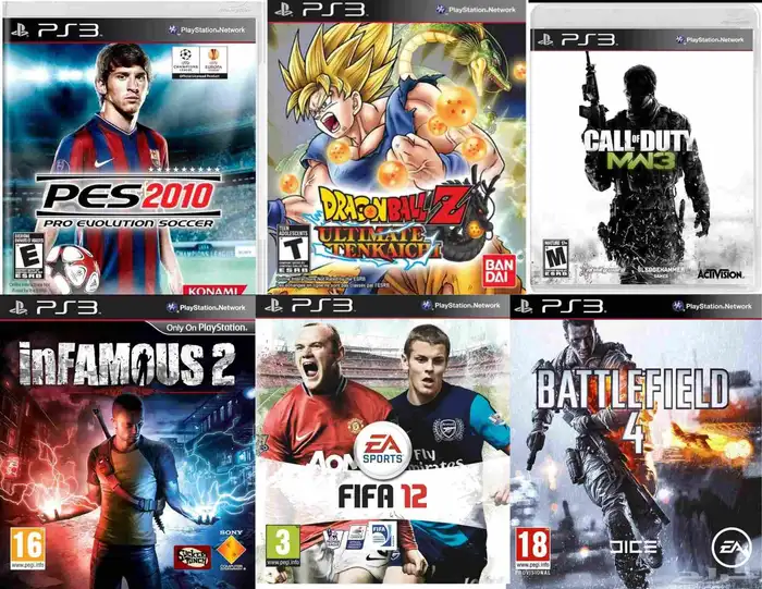 للبيع اشرطة سوني 3 4 2