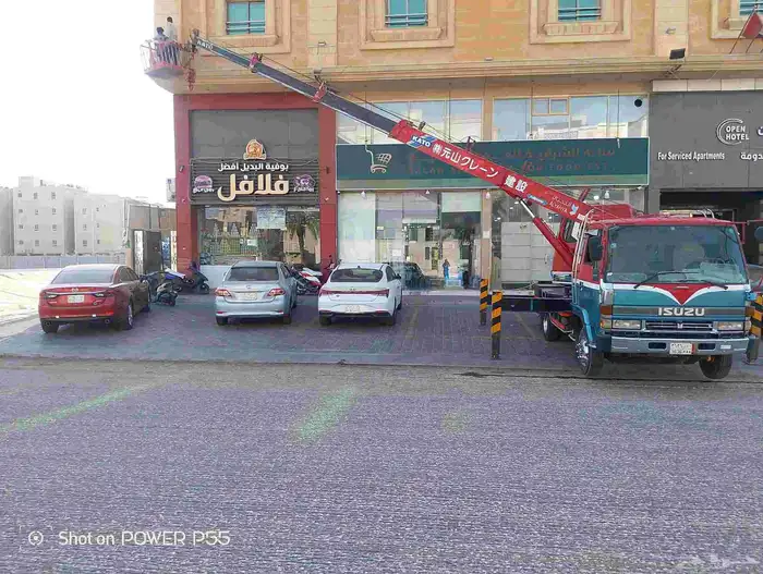 ايجار كرين بشهري بليومي باساعه 4