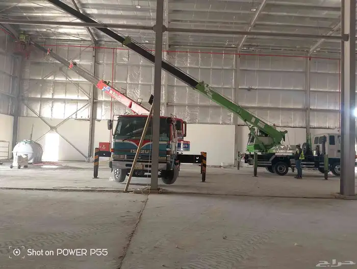 ايجار كرين بشهري بليومي باساعه 8