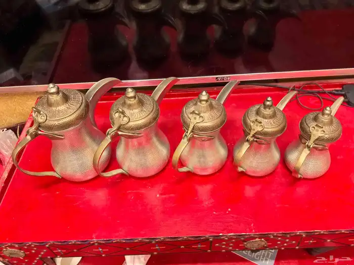 للبيع طقم دلال حب الرمان عددها 5 دلال متسلسلة 1